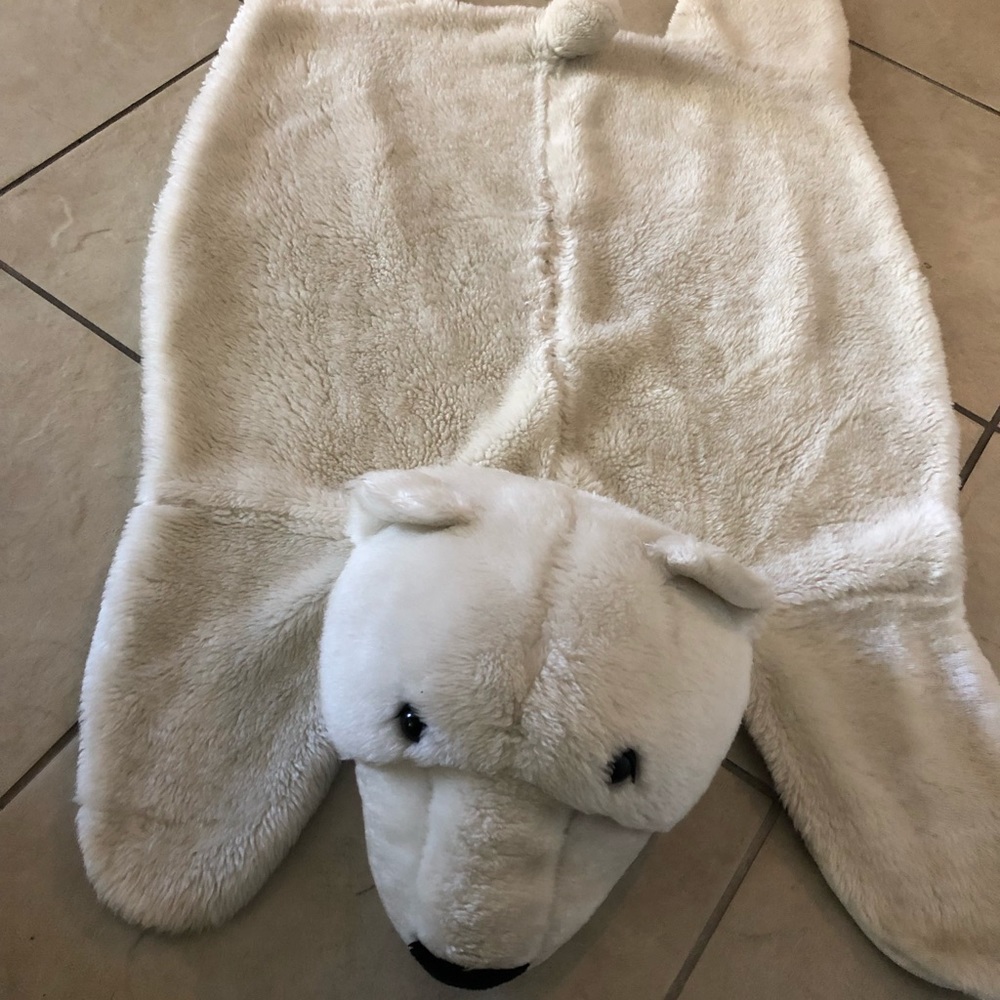 Kids Faux Bear Skinned Rug